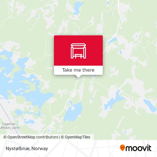 Nystølbrue map