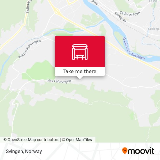 Svingen map