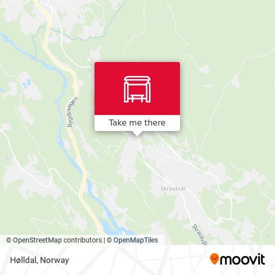 Hølldal map