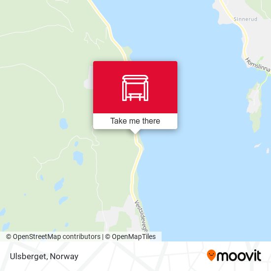 Ulsberget map