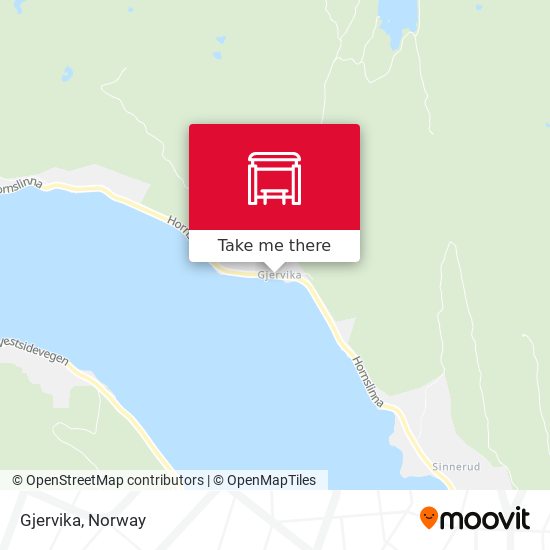 Gjervika map