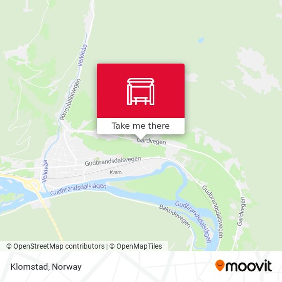 Klomstad map