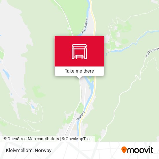 Kleivmellom map