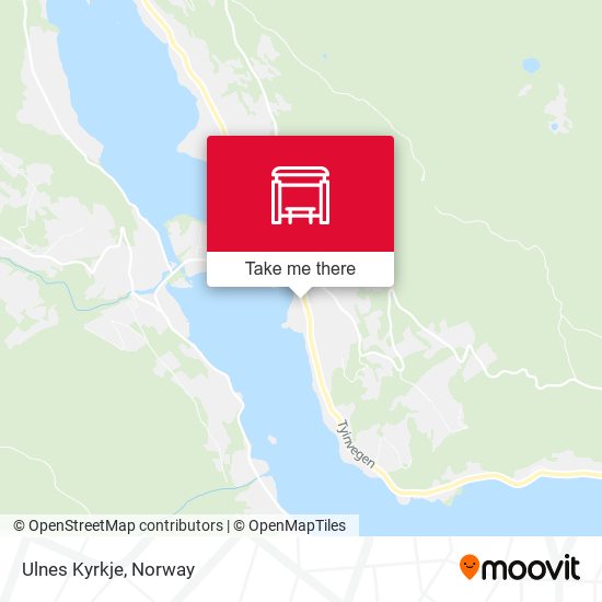 Ulnes Kyrkje map