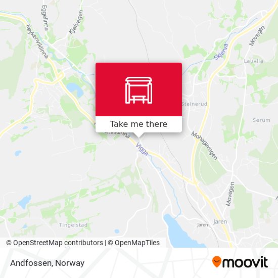 Andfossen map