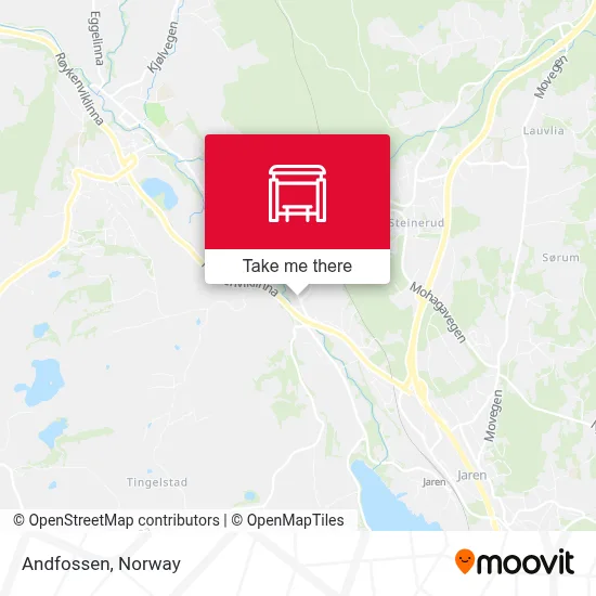 Andfossen map