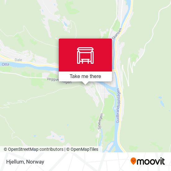 Hjellum map