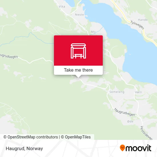 Haugrud map