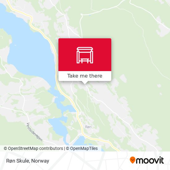 Røn Skule map