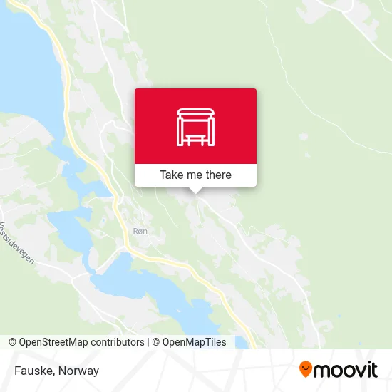 Fauske map