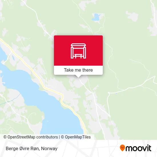 Berge Øvre Røn map