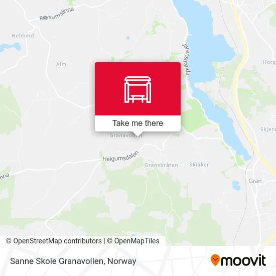 Sanne Skole Granavollen map