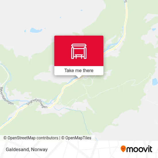 Galdesand map