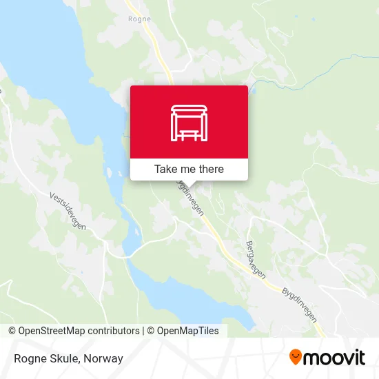 Rogne Skule map