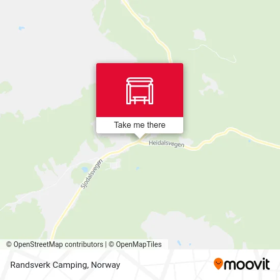 Randsverk Camping map