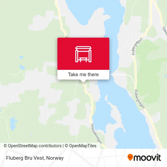 Fluberg Bru Vest map