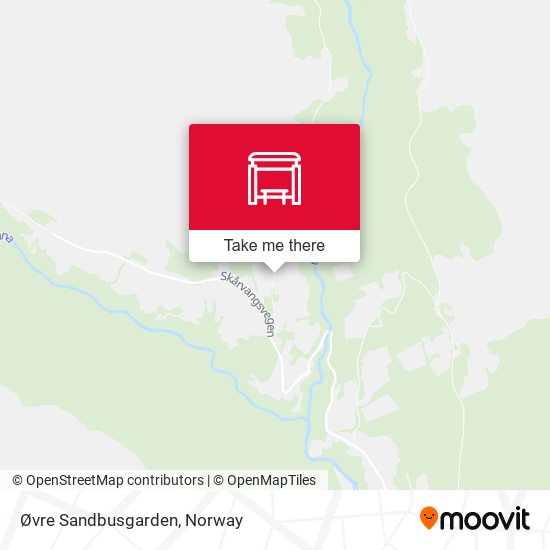 Øvre Sandbusgarden map