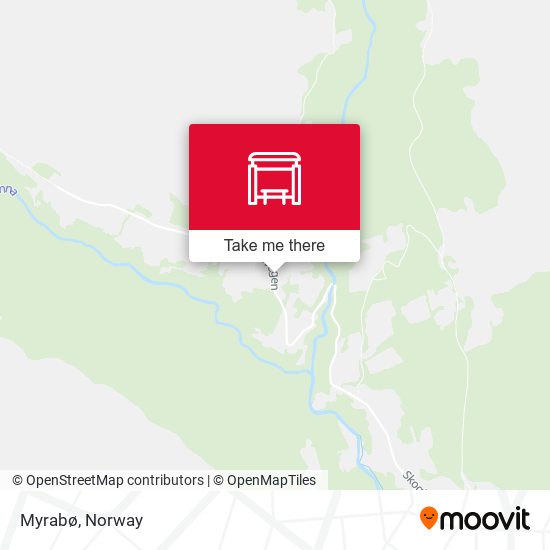 Myrabø map