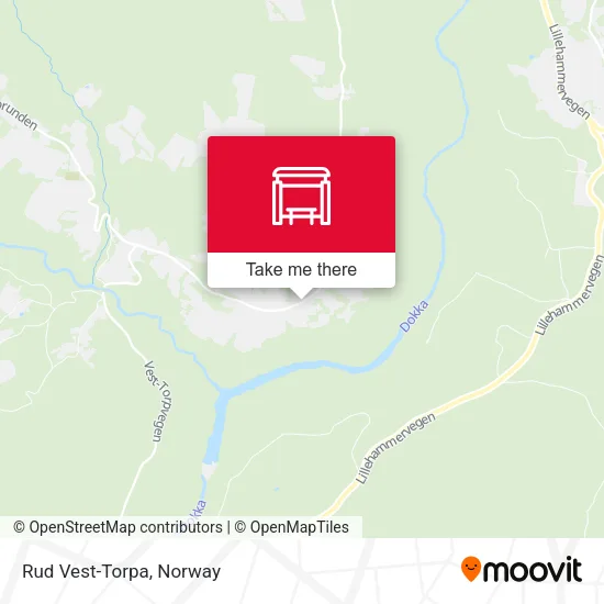 Rud Vest-Torpa map