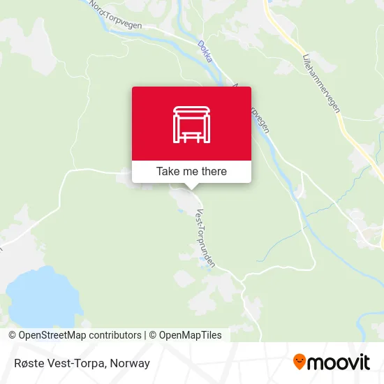 Røste Vest-Torpa map