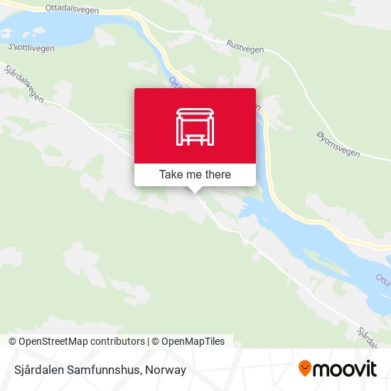 Sjårdalen Samfunnshus map