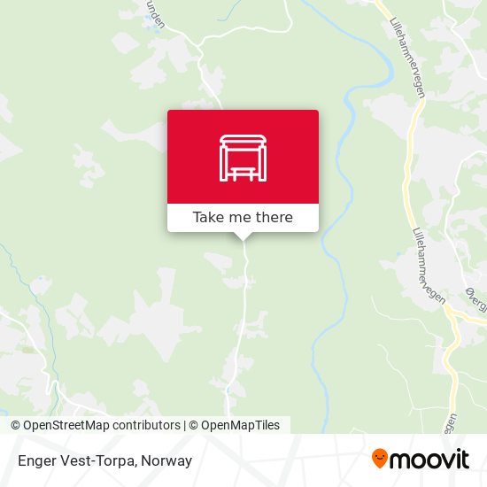 Enger Vest-Torpa map