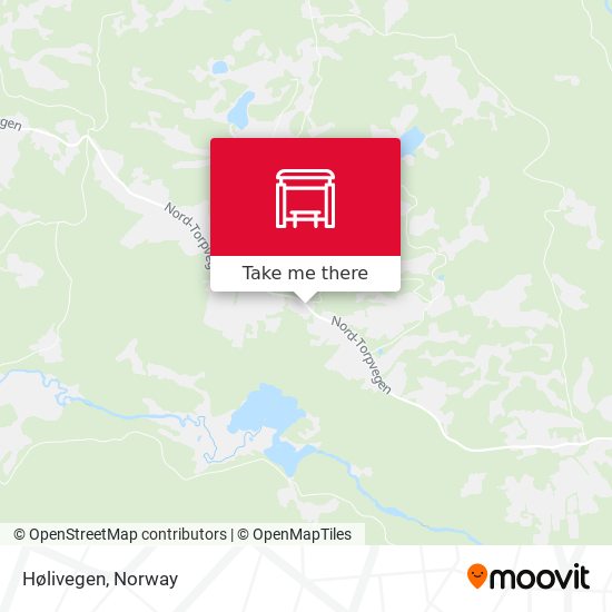 Hølivegen map