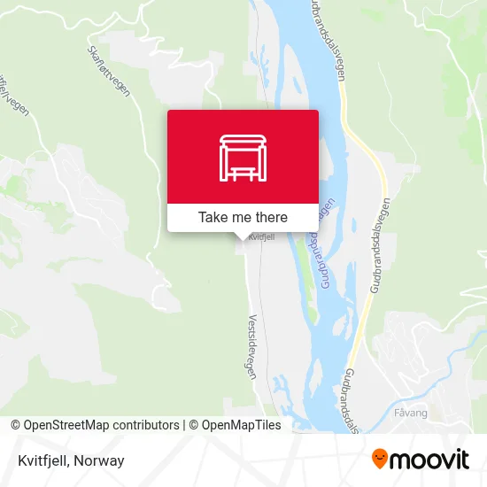 Kvitfjell map