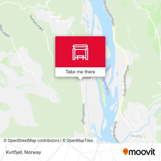 Kvitfjell map