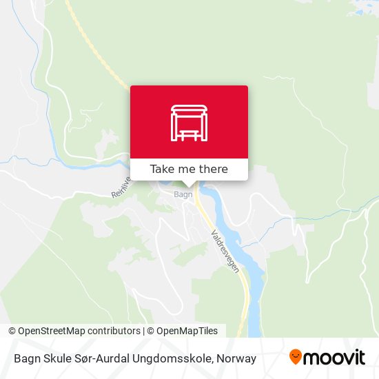 Bagn Skule Sør-Aurdal Ungdomsskole map