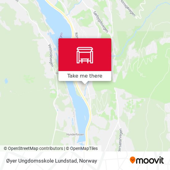 Øyer Ungdomsskole Lundstad map