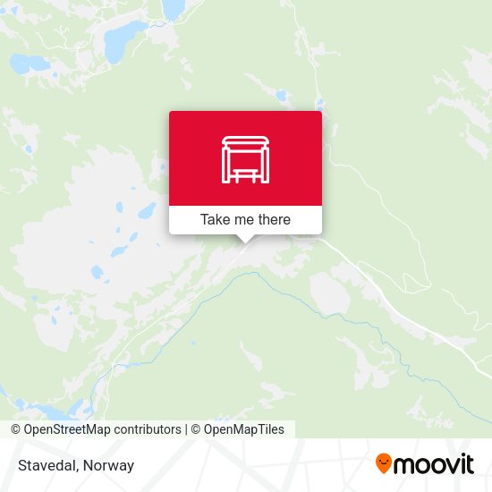 Stavedal map