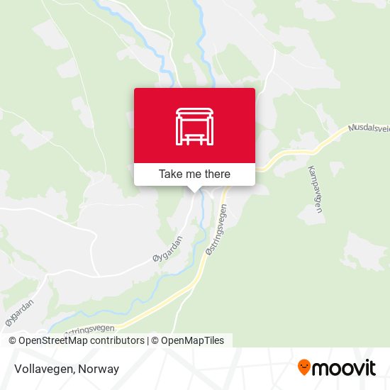 Vollavegen map