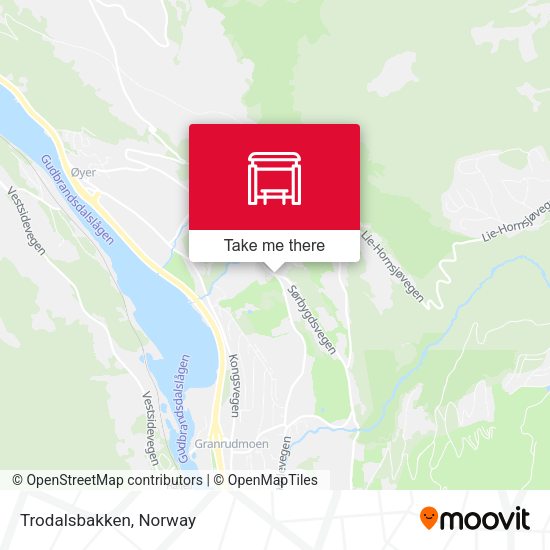 Trodalsbakken map