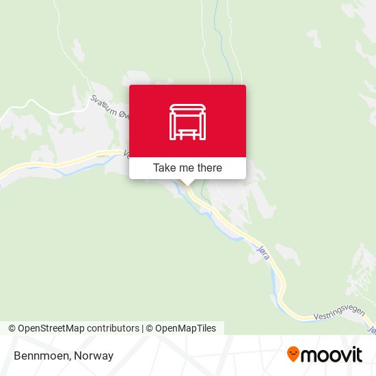 Bennmoen map