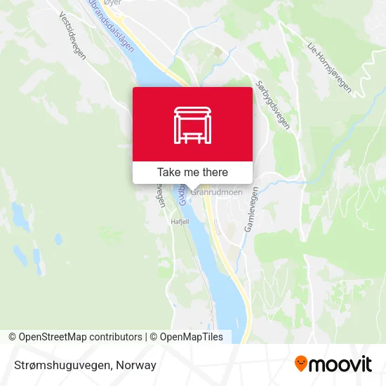 Strømshuguvegen map