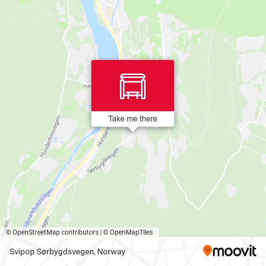 Svipop Sørbygdsvegen map
