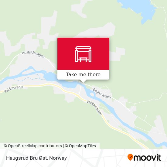 Haugsrud Bru Øst map