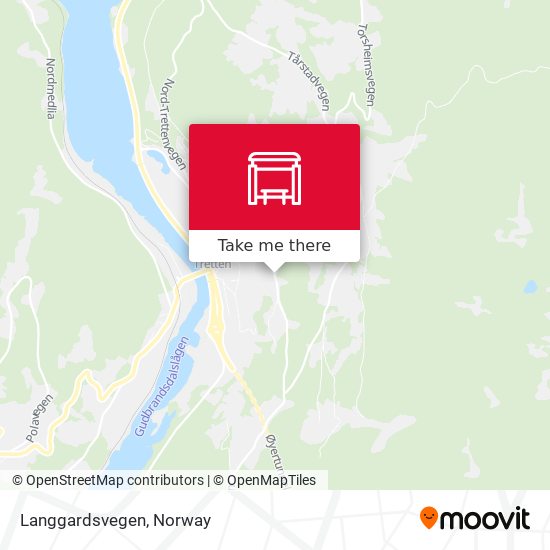 Langgardsvegen map