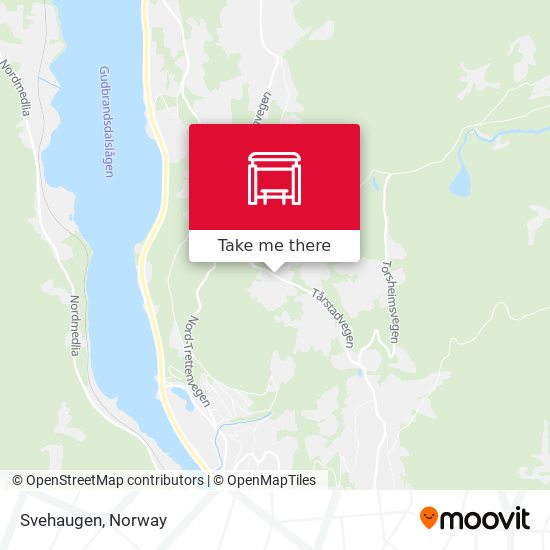 Svehaugen map