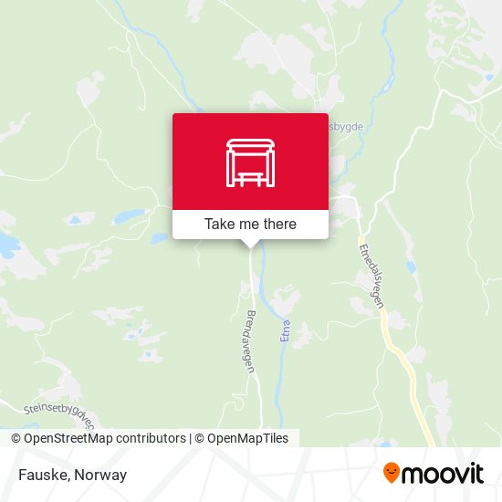 Fauske map