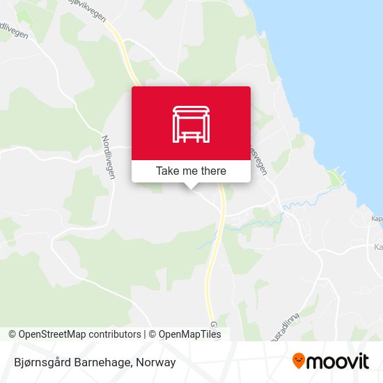 Bjørnsgård Barnehage map