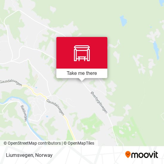 Liumsvegen map