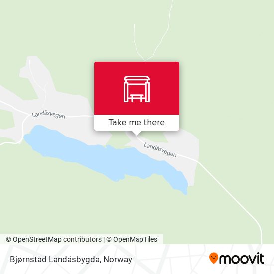 Bjørnstad Landåsbygda map