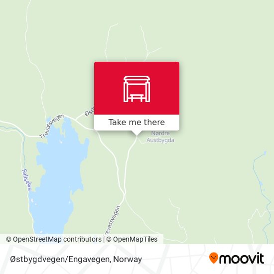 Østbygdvegen/Engavegen map