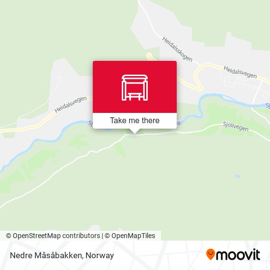 Nedre Måsåbakken map