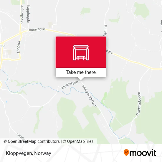Kloppvegen map