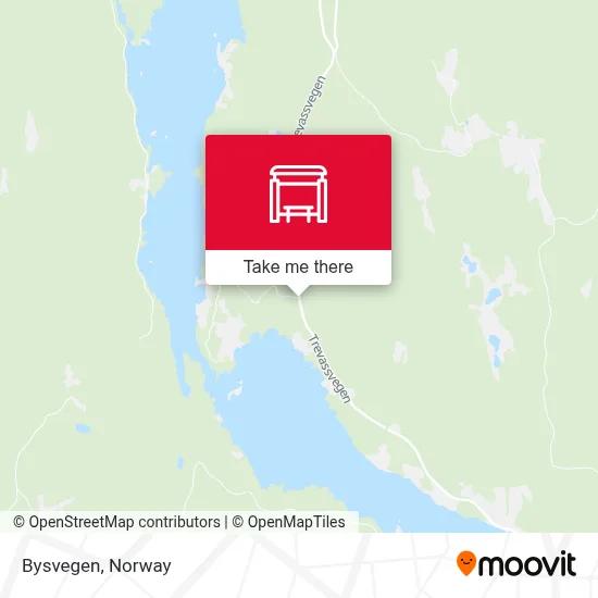 Bysvegen map