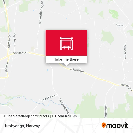 Krabyenga map