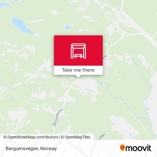 Bergumsvegen map